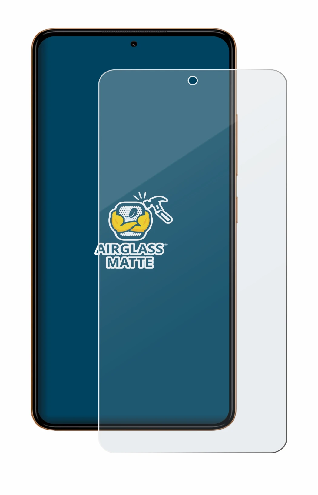 Image of the device HMD Pulse Plus with a wide variety of screen protectors.