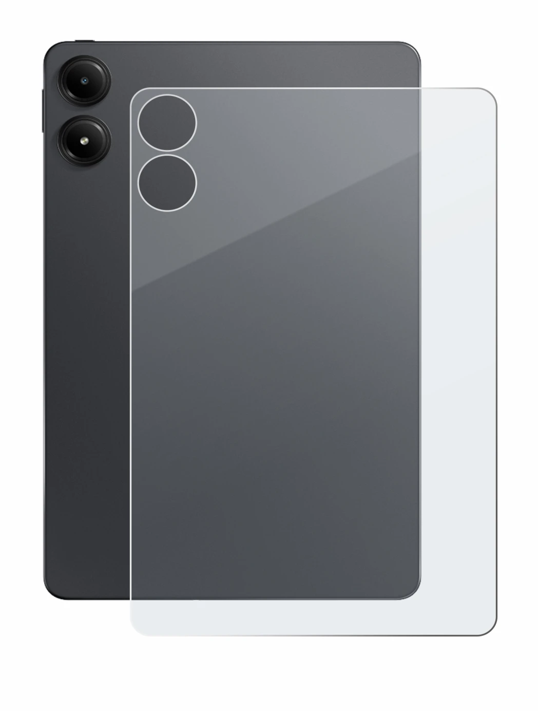 Image of the device Xiaomi Redmi Pad Pro (Back) with a wide variety of screen protectors.