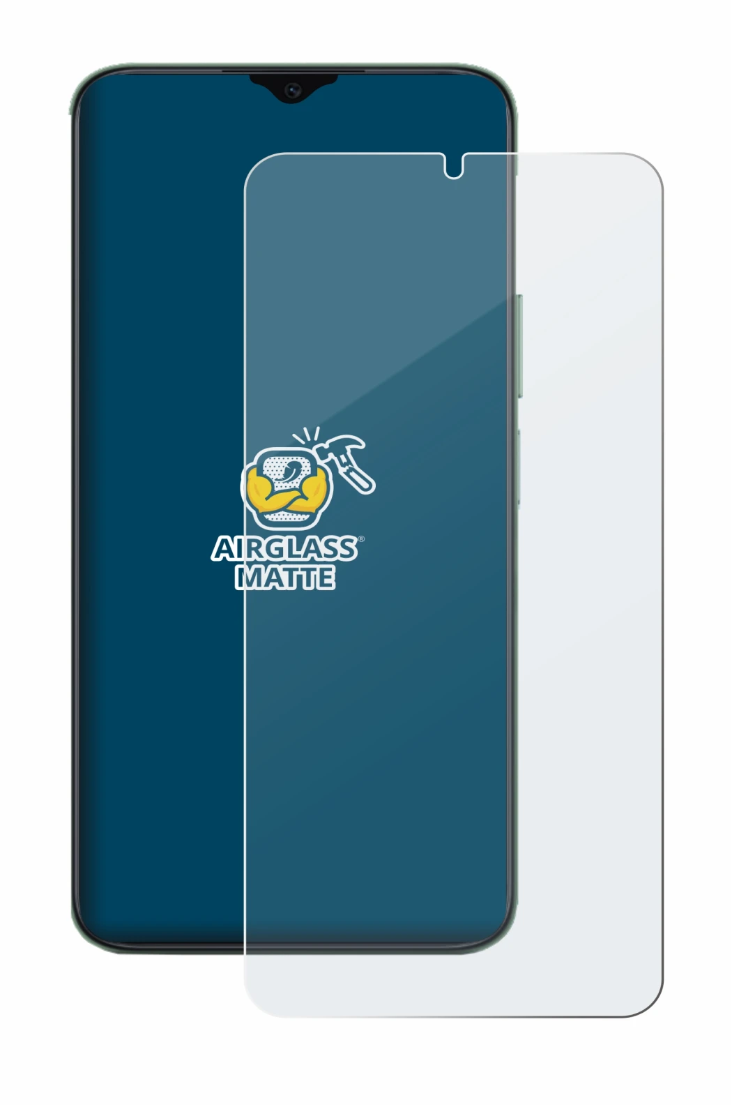 Image of the device Honor X6b with a wide variety of screen protectors.