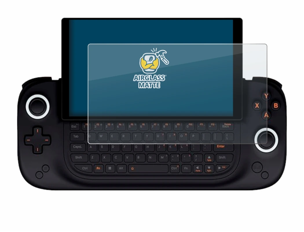 Image of the device Ayaneo Slide with a wide variety of screen protectors.