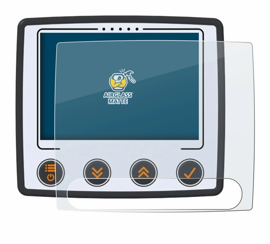 Image of the device Skytraxx 5 Mini with a wide variety of screen protectors.