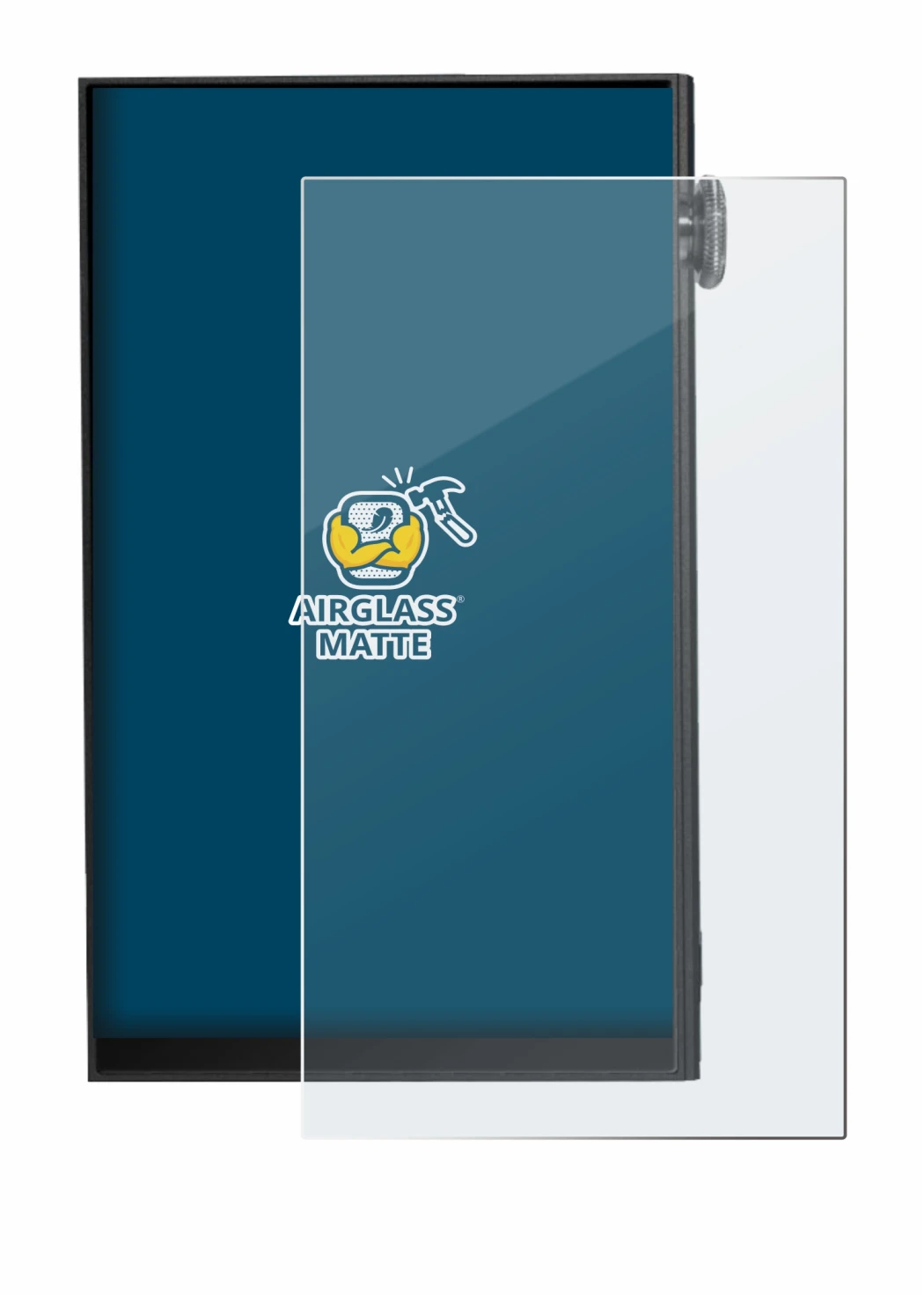 Image of the device iBasso DX180 with a wide variety of screen protectors.