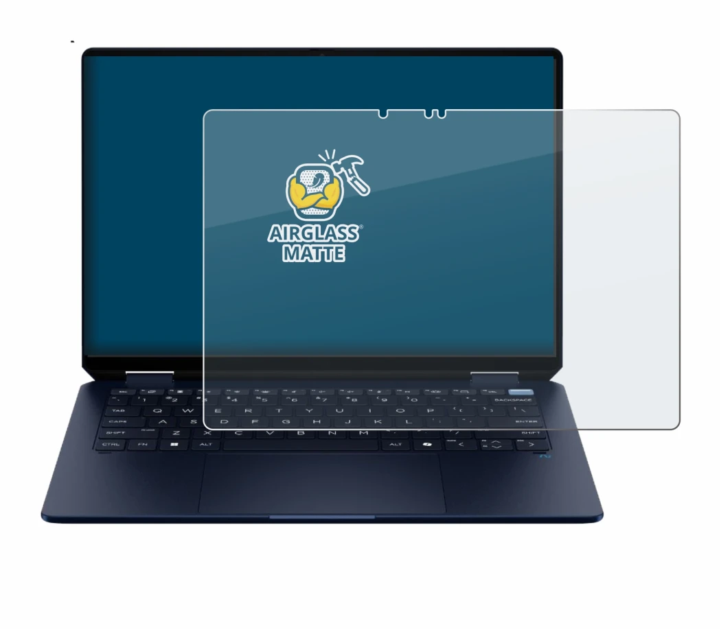 Image of the device HP OmniBook Ultra Flip 14-fh with a wide variety of screen protectors.