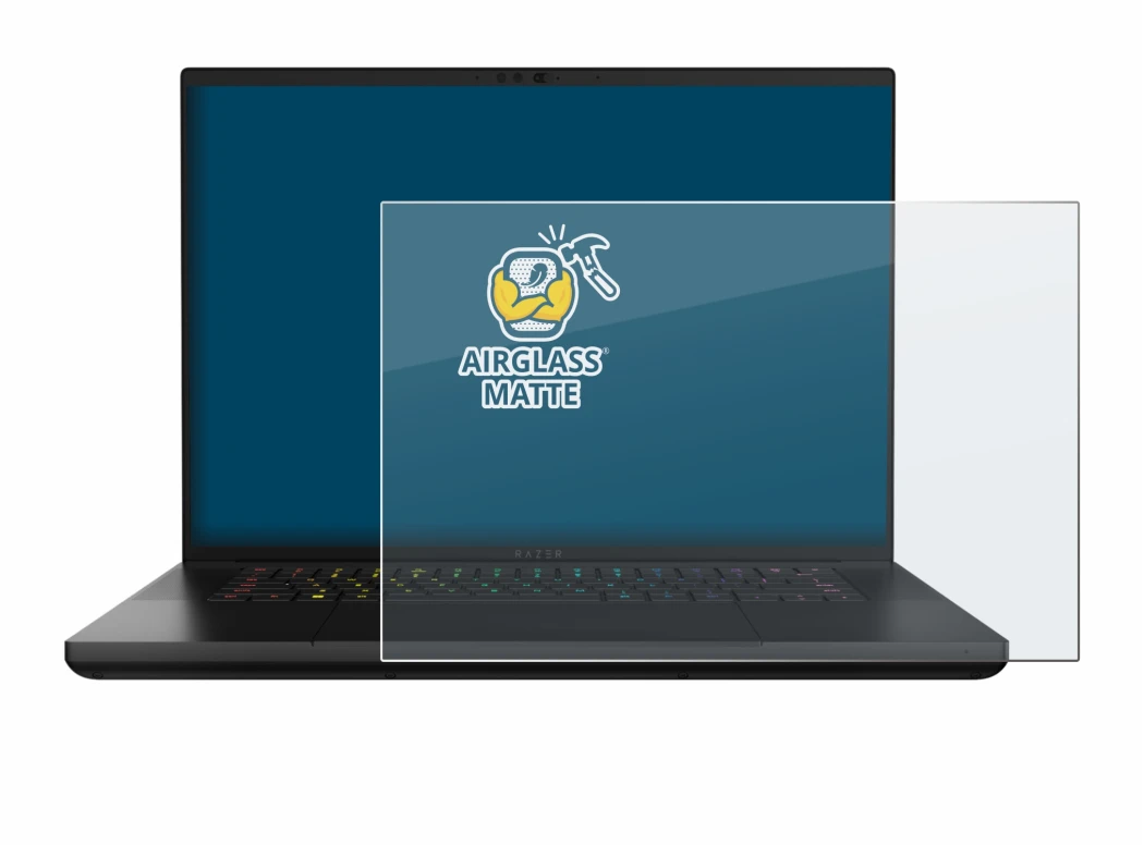 Image of the device Razer Blade 16 2024 with a wide variety of screen protectors.