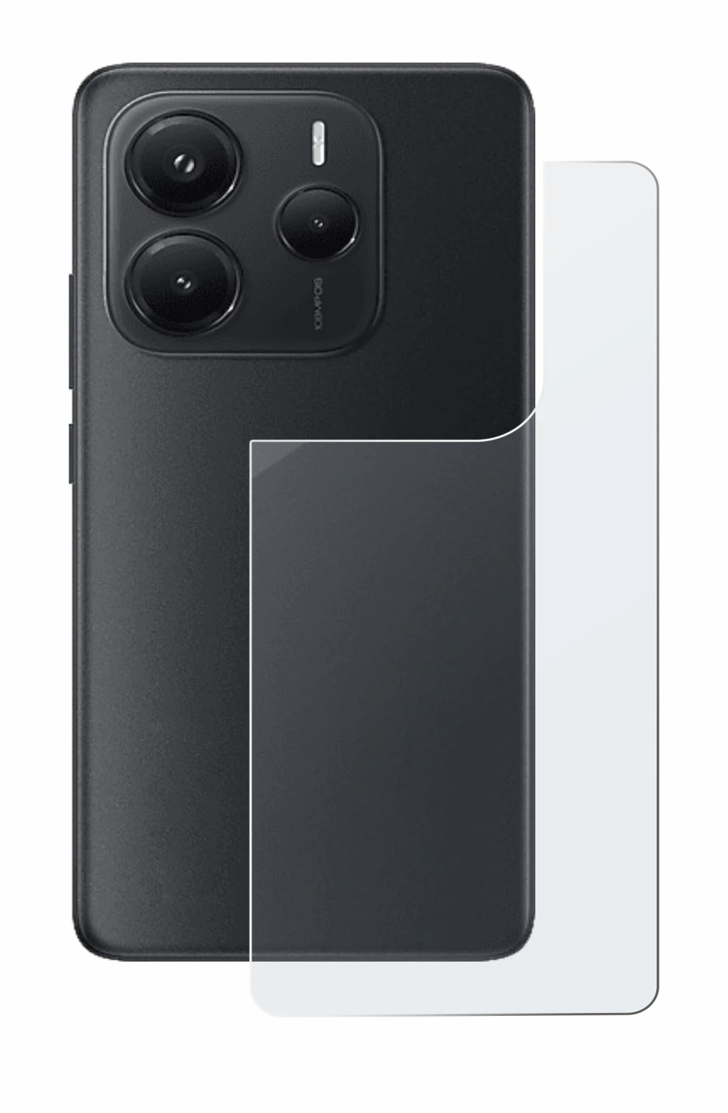 Image of the device Xiaomi Redmi Note 14 (Back) with a wide variety of screen protectors.