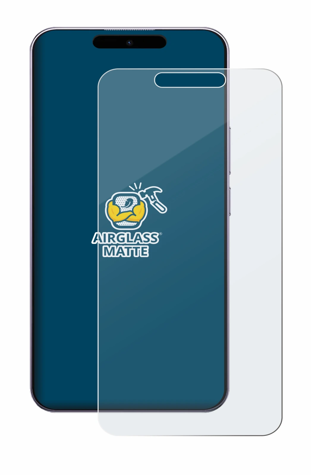 Image of the device Oukitel P1 with a wide variety of screen protectors.
