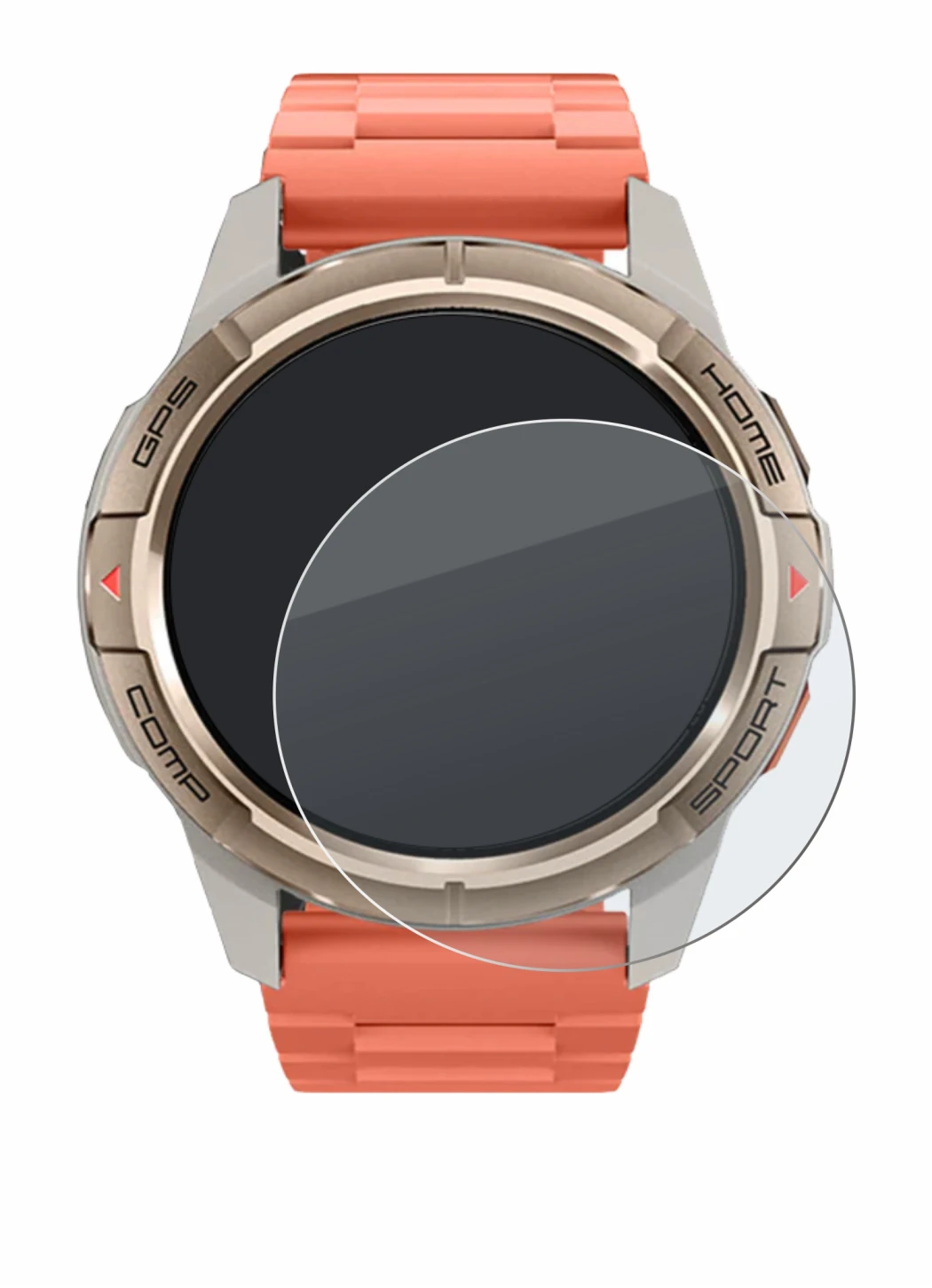 Image of the device Xiaomi Mibro GS Active with a wide variety of screen protectors.