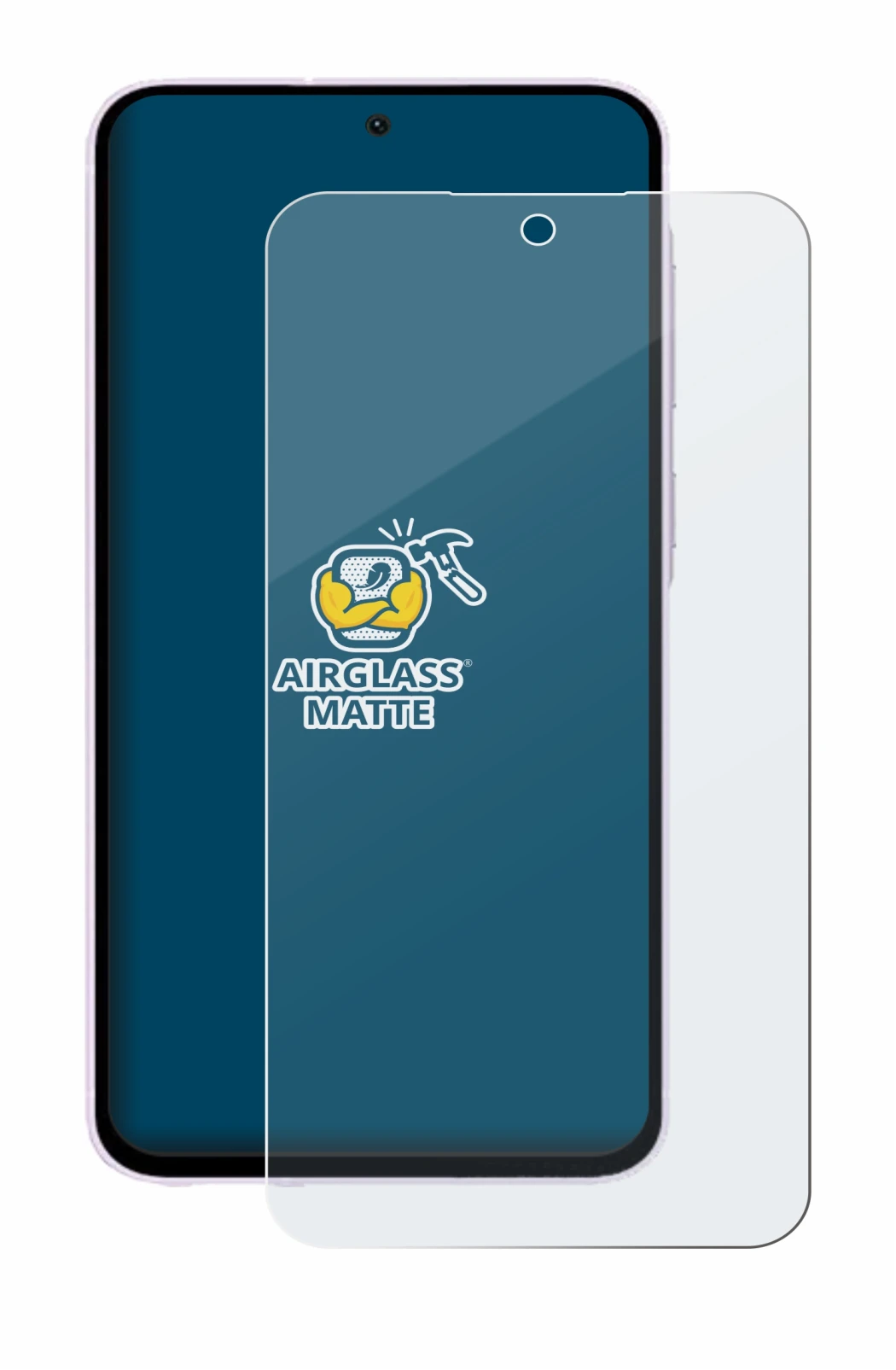 Image of the device Samsung Galaxy A56 5G with a wide variety of screen protectors.