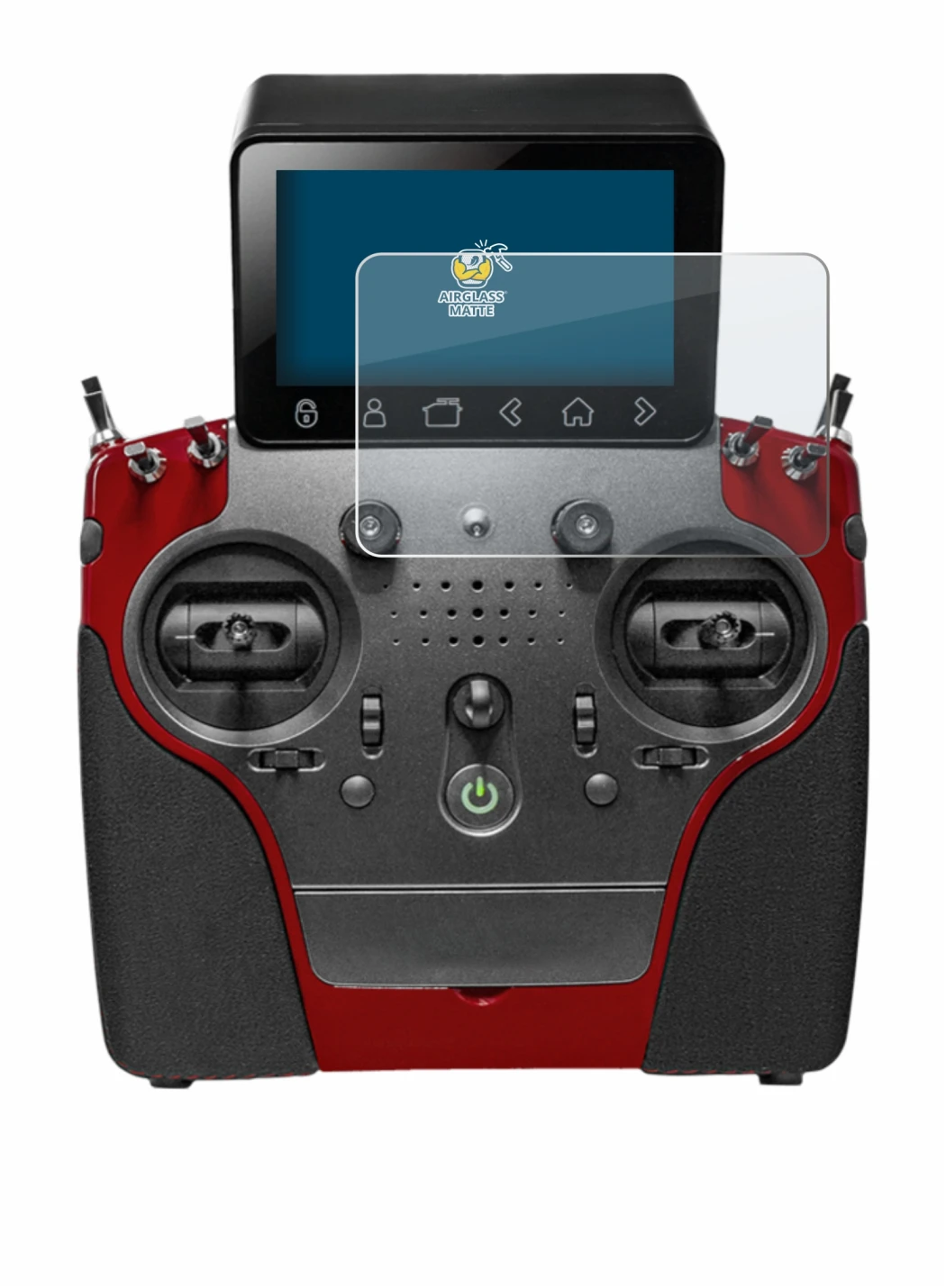 Image of the device PowerBox Systems Atom with a wide variety of screen protectors.