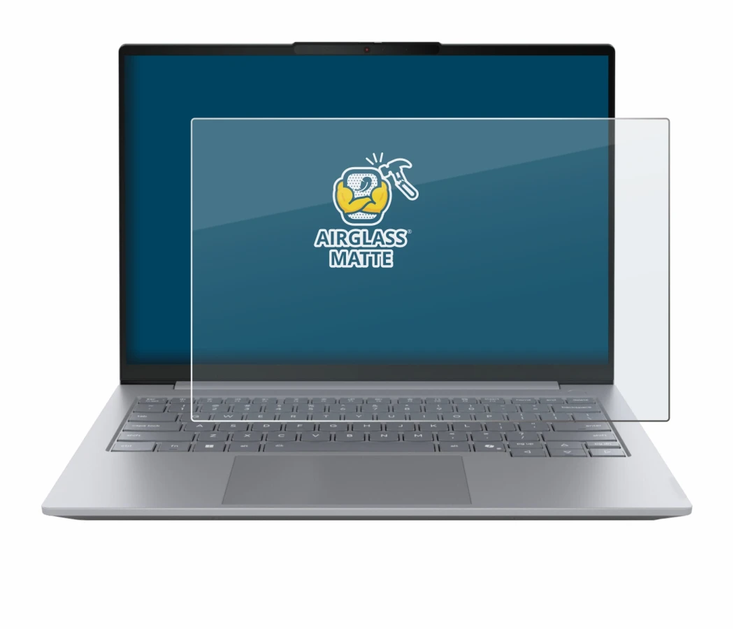 Image of the device Lenovo ThinkBook 14 Gen 8 with a wide variety of screen protectors.