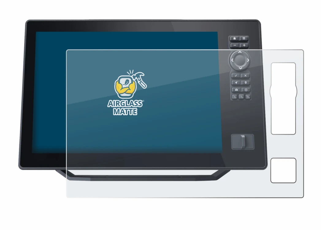 Image of the device Humminbird Xplore 12 with a wide variety of screen protectors.