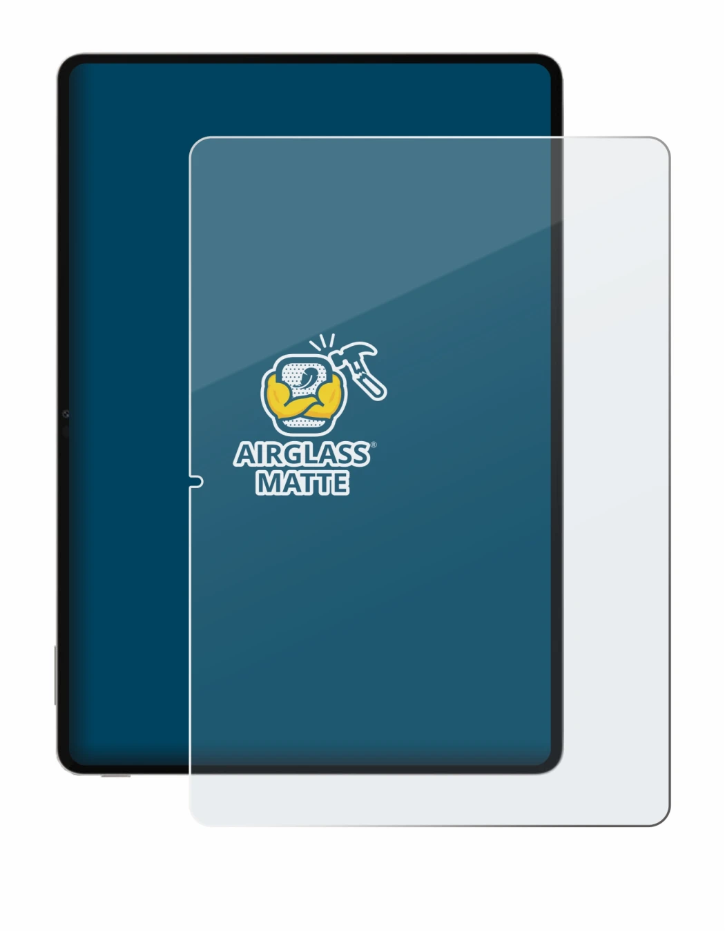 Image of the device Honor Pad V9 with a wide variety of screen protectors.