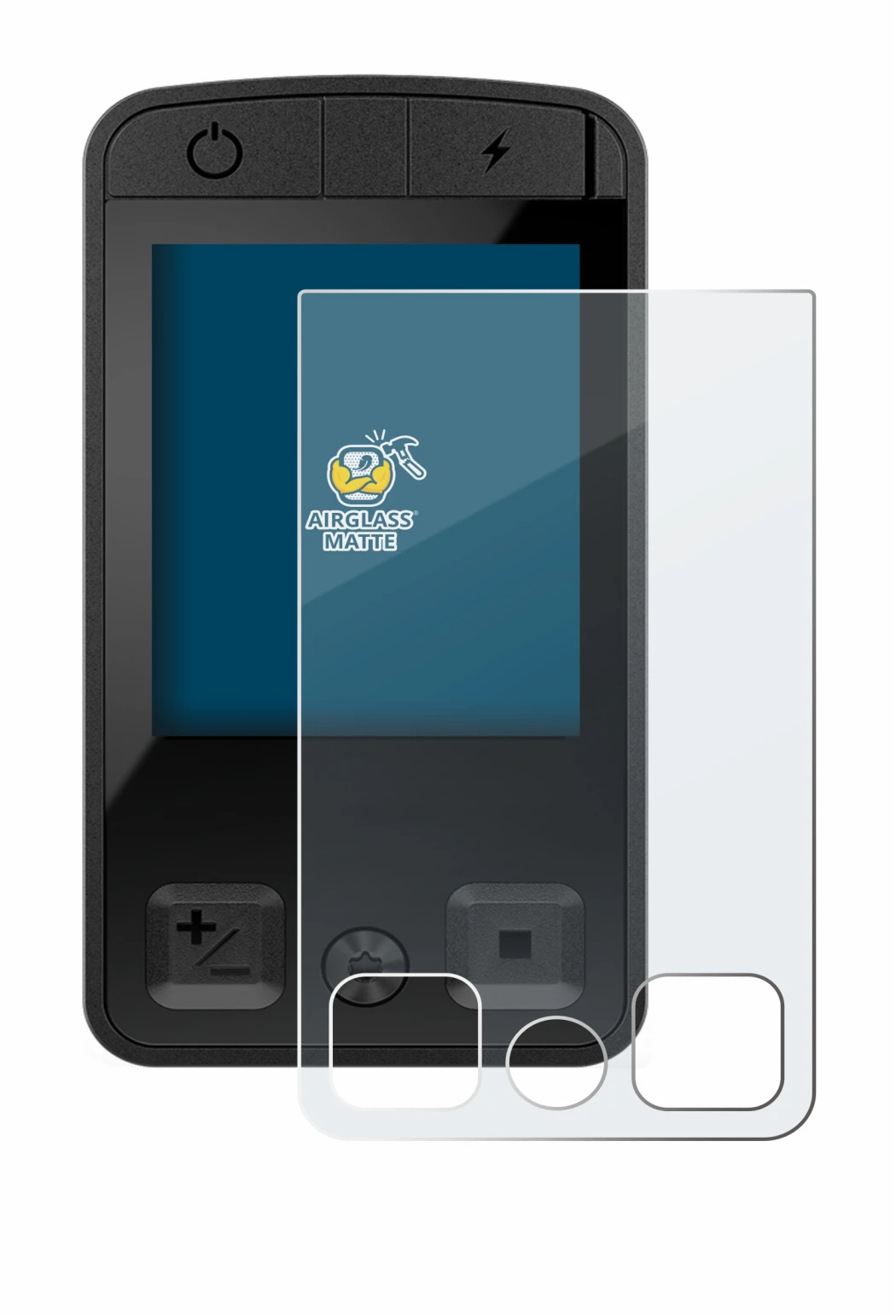 Image of the device Bosch Kiox 400C with a wide variety of screen protectors.