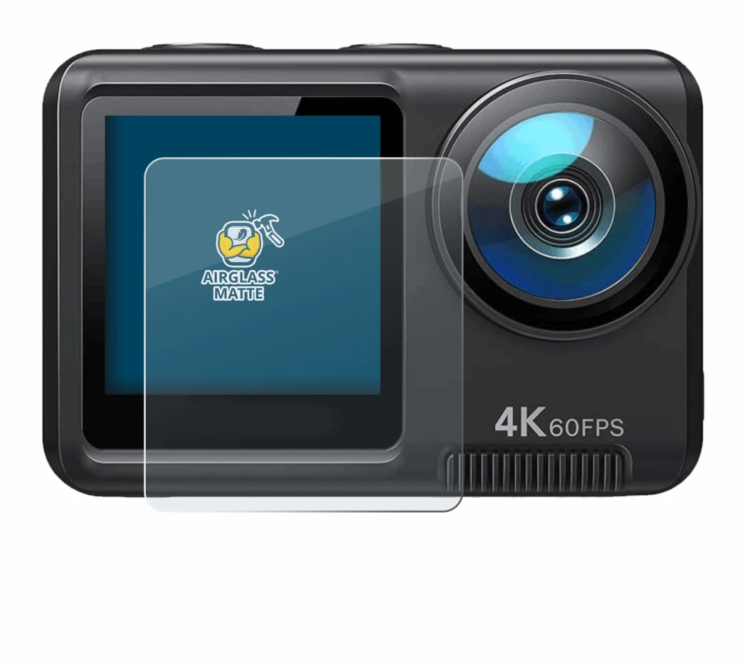 Image of the device Wolfang GA420 with a wide variety of screen protectors.