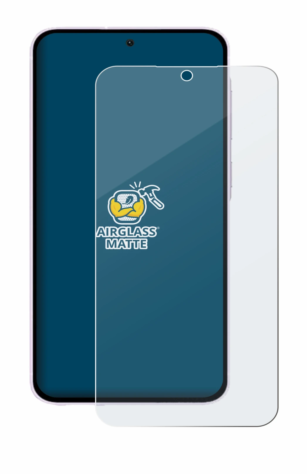 Image of the device Samsung Galaxy A56 5G (case-friendly) with a wide variety of screen protectors.