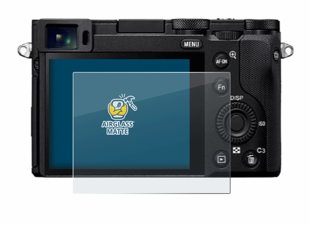 Image of the device Sony RX1R III with a wide variety of screen protectors.