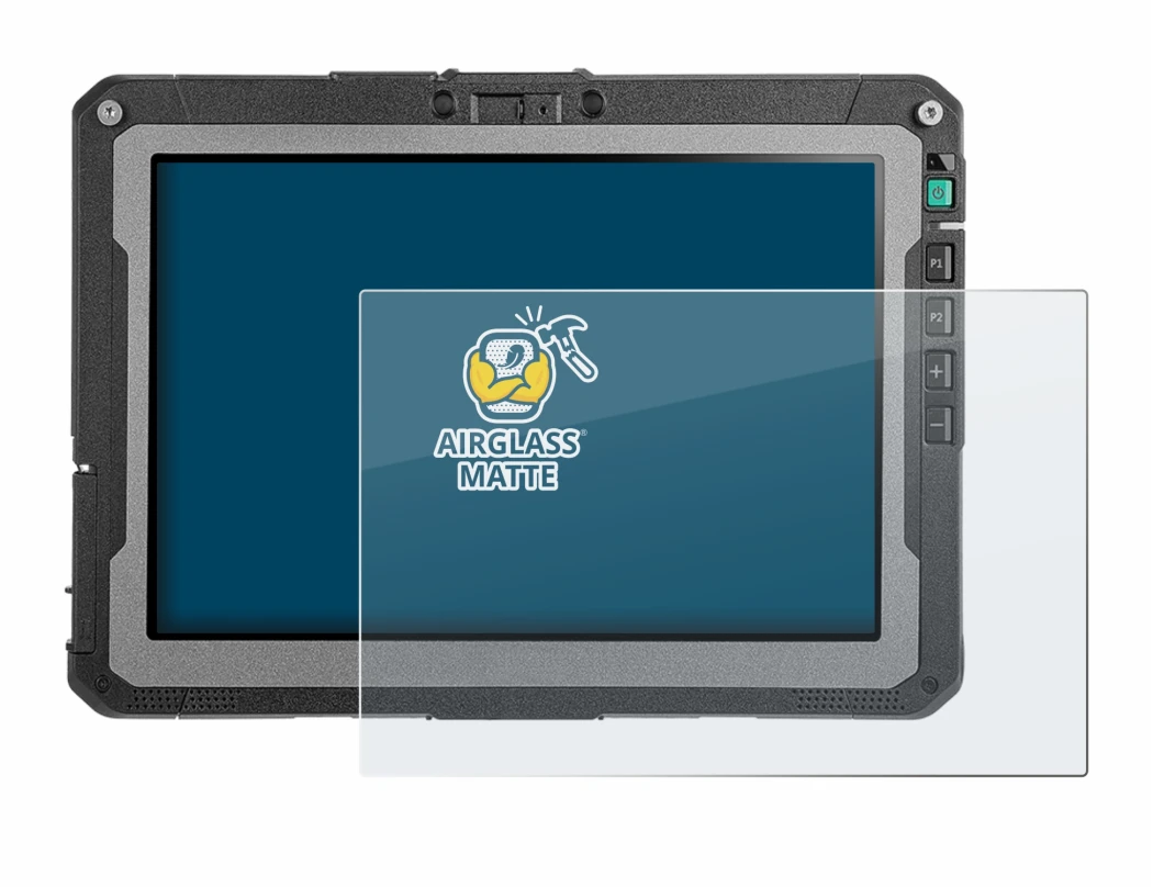 Image of the device Getac ZX10 G2 with a wide variety of screen protectors.