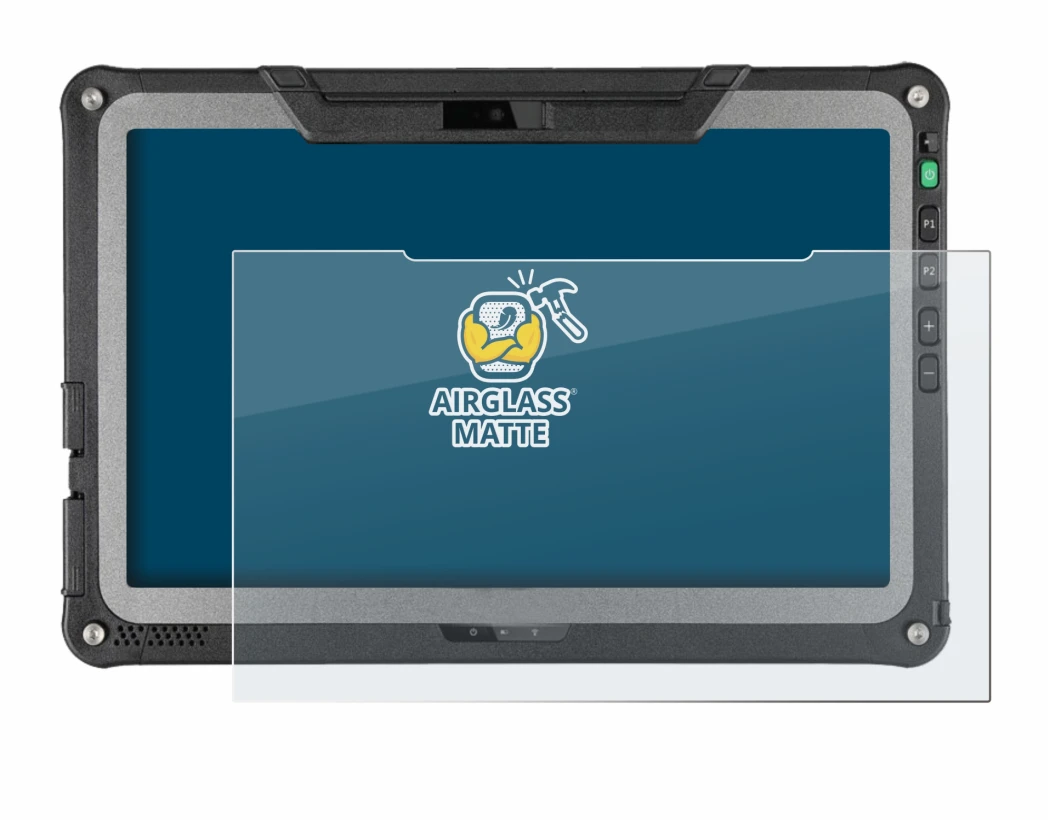 Image of the device Getac F110 G7 with a wide variety of screen protectors.
