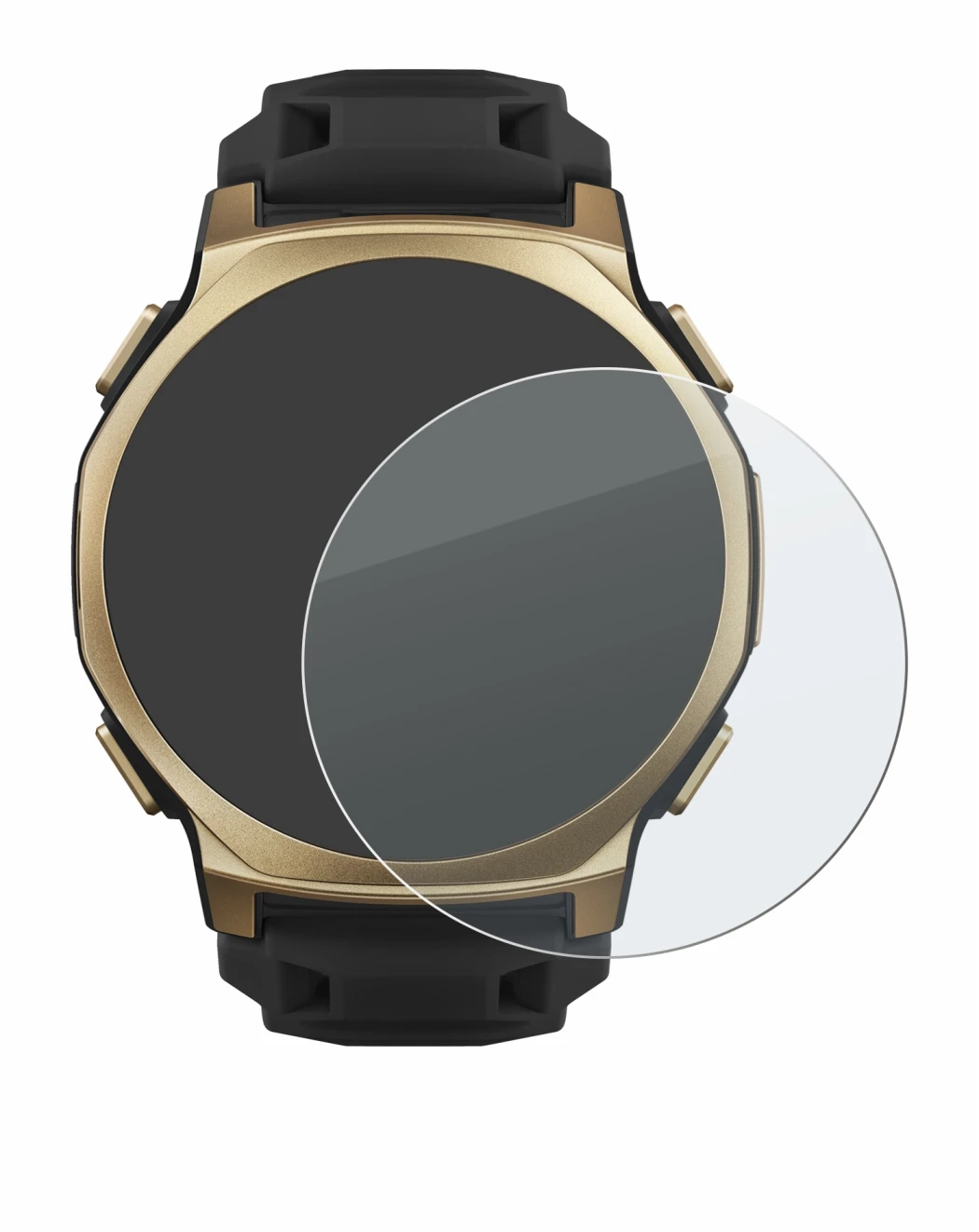 Image of the device Huami Amazfit T-Rex 3 Pro (44 mm) with a wide variety of screen protectors.