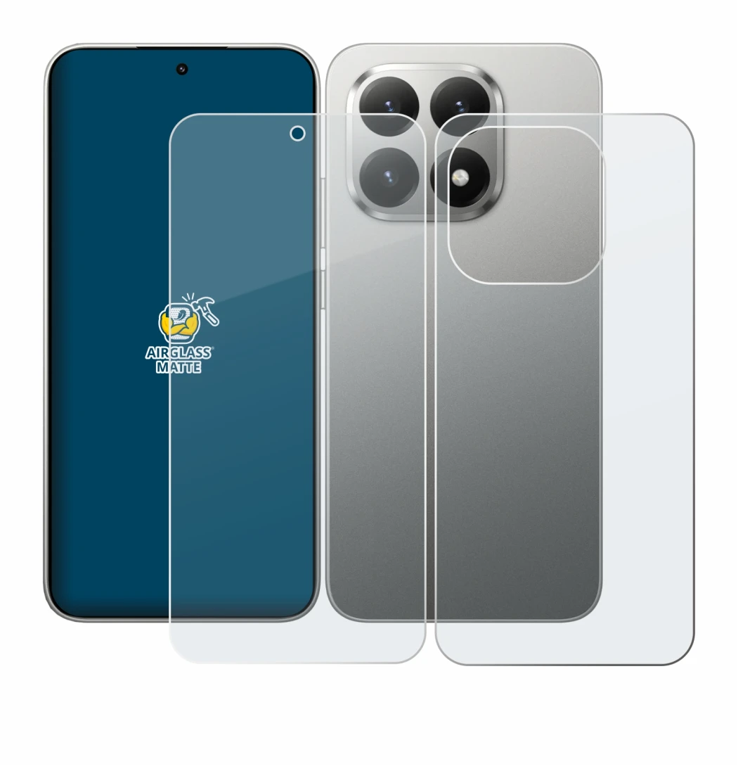 Image of the device Xiaomi 15T (Front+Back) with a wide variety of screen protectors.