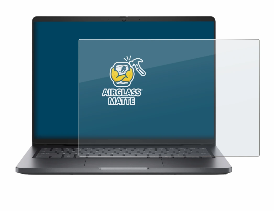 Image of the device Dell Pro 14 PC14250 with a wide variety of screen protectors.