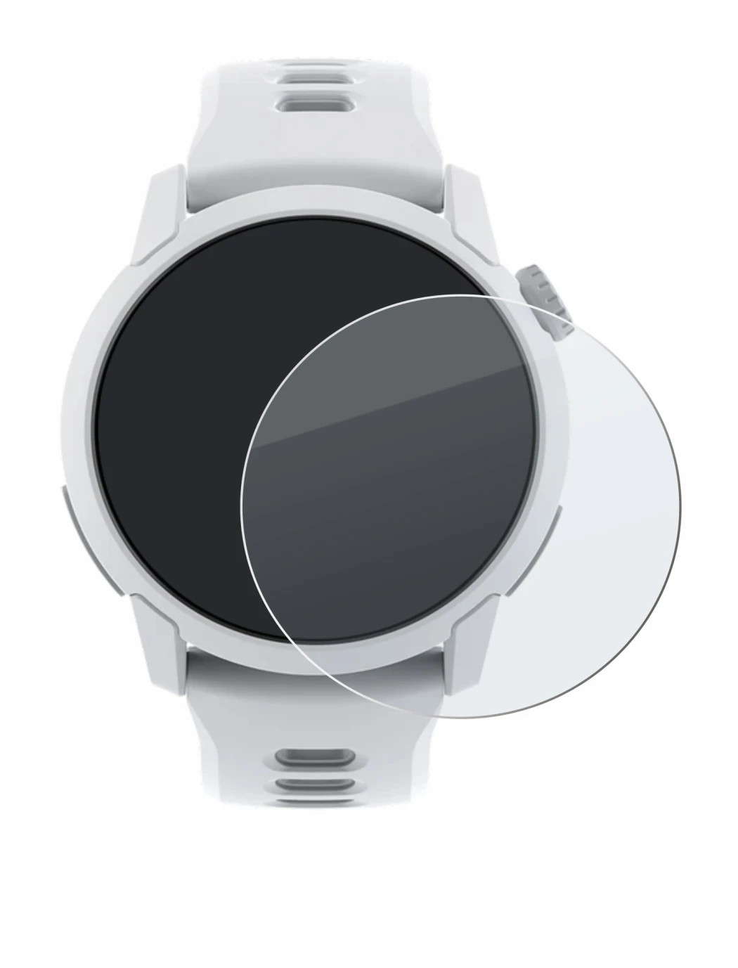 Image of the device Coros Pace 4 with a wide variety of screen protectors.