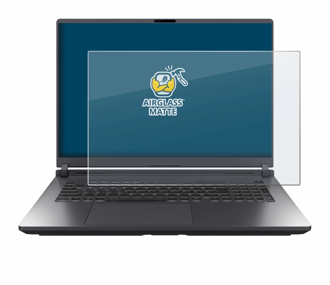 Image of the device ASUS ROG Strix G18 G815 2025 with a wide variety of screen protectors.