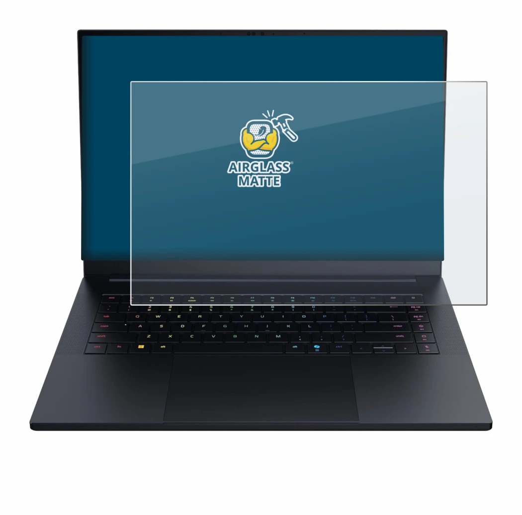 Image of the device Razer Blade 16 2025 with a wide variety of screen protectors.