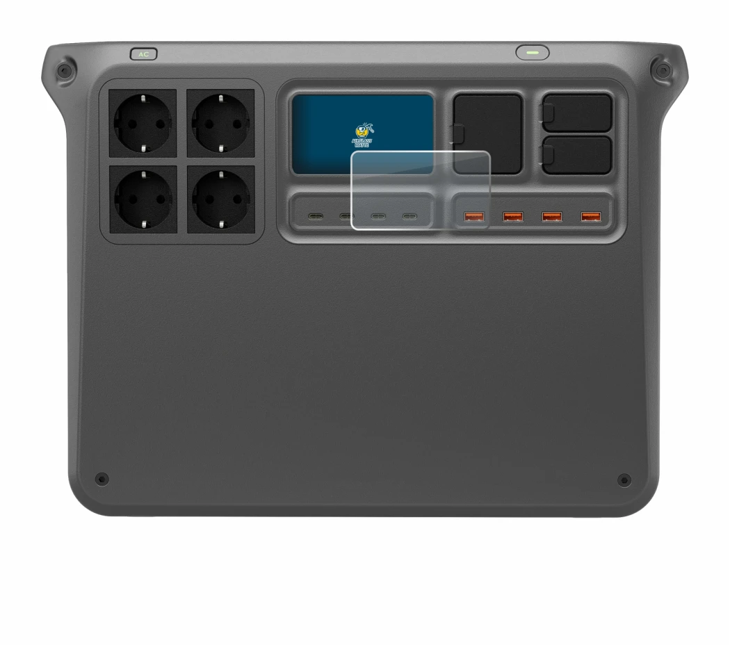 Image of the device DJI Power 2000 with a wide variety of screen protectors.