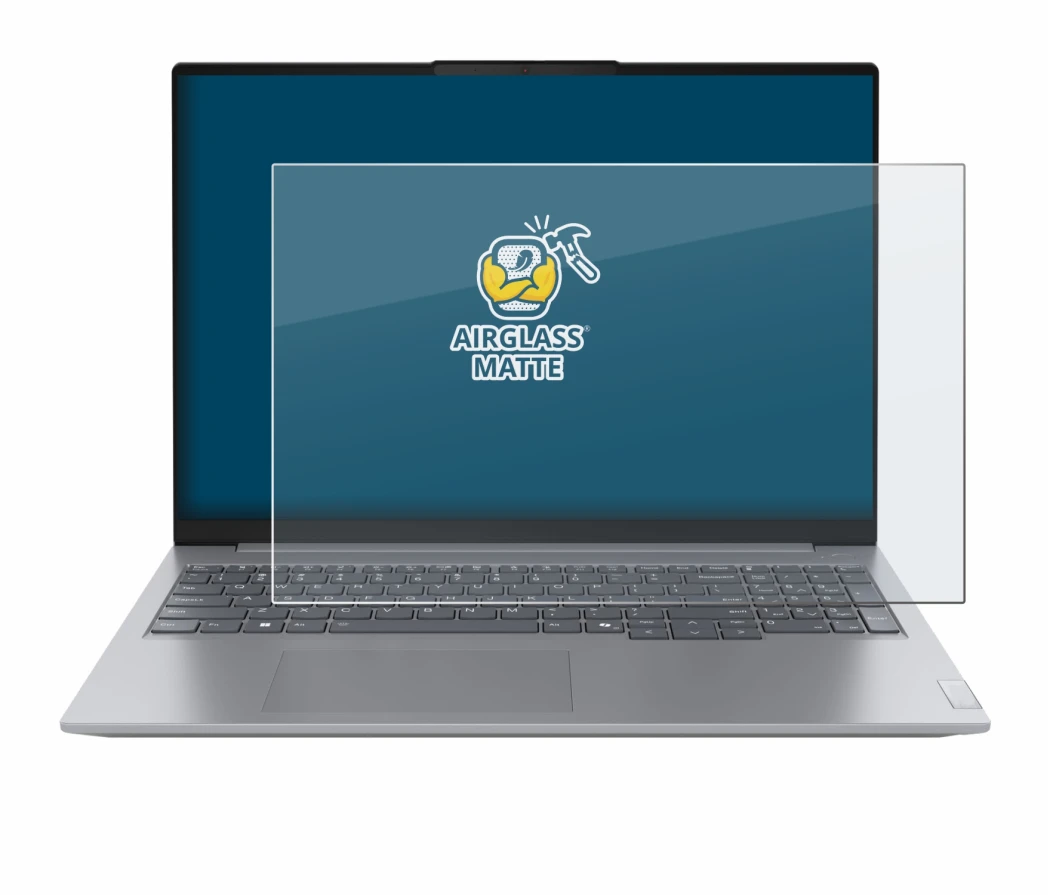 Image of the device Lenovo ThinkBook 16 Gen 7+ with a wide variety of screen protectors.