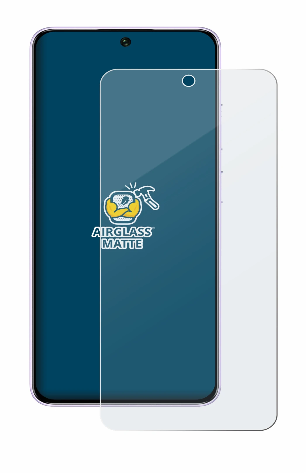 Image of the device Oukitel C26 with a wide variety of screen protectors.