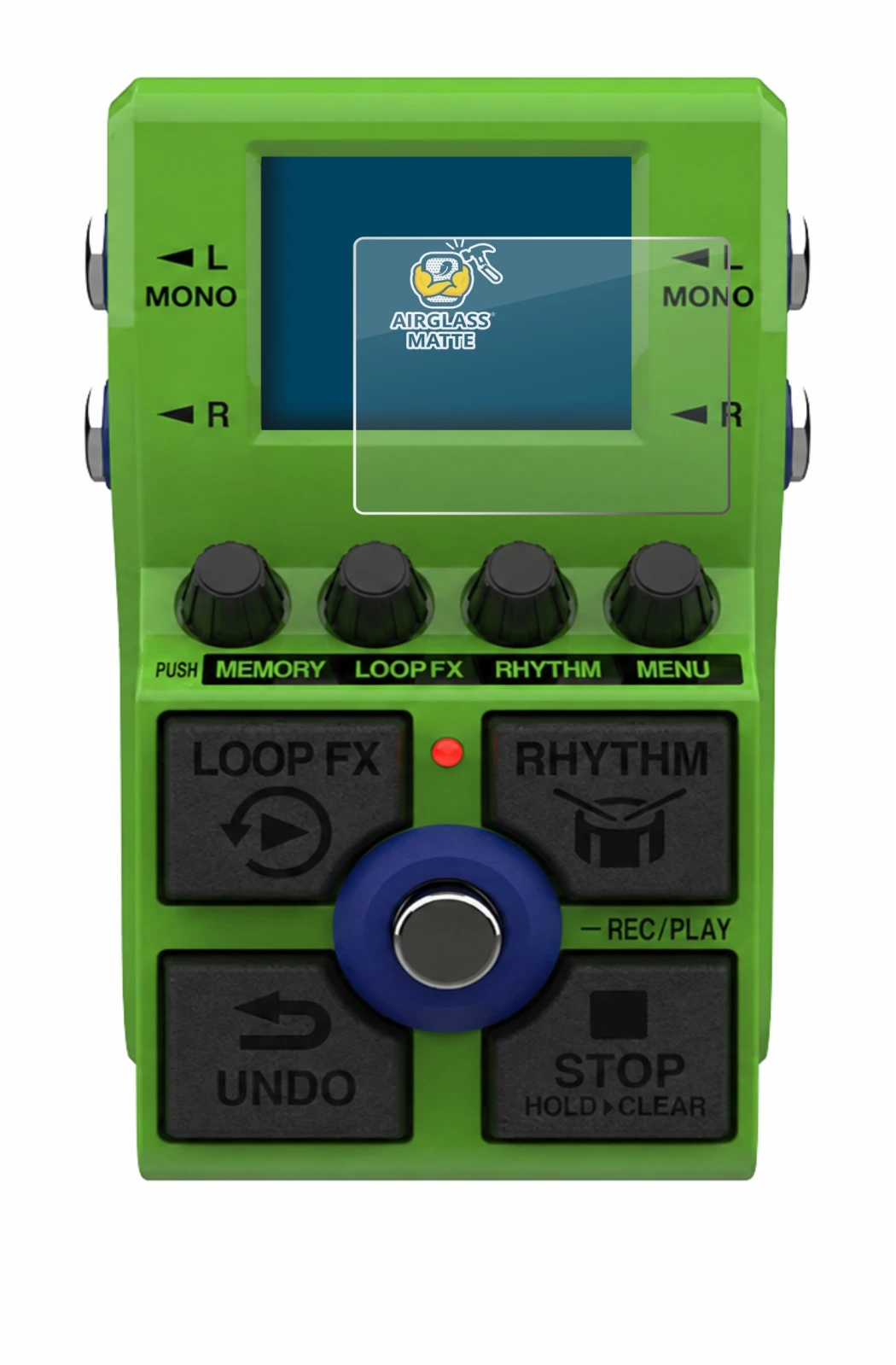 Image of the device Zoom MS-90LP Plus with a wide variety of screen protectors.