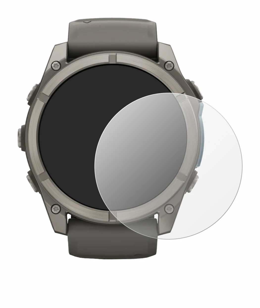 Image of the device Garmin Fenix 9 (51 mm) with a wide variety of screen protectors.