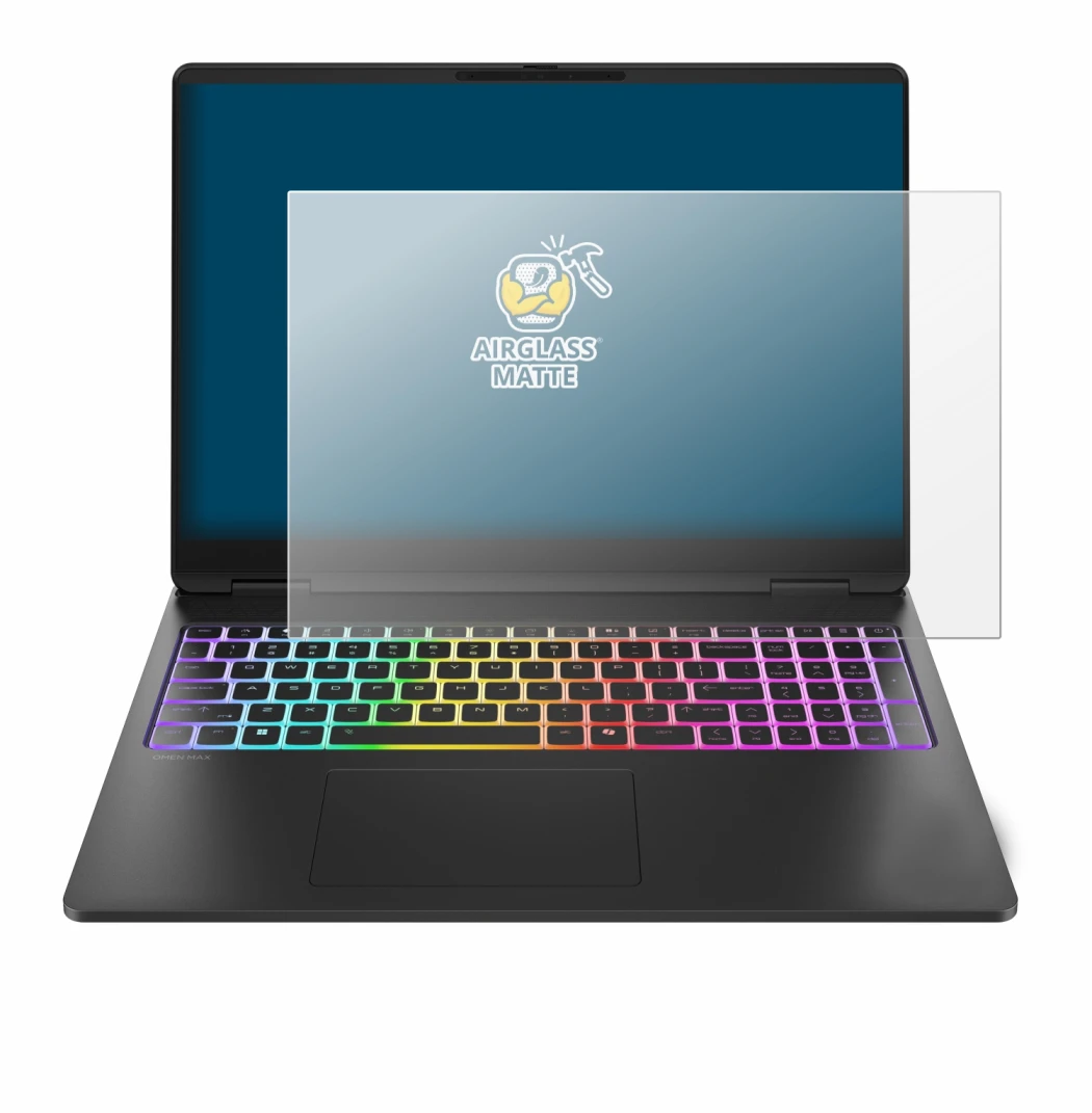 Image of the device HP HyperX OMEN MAX 16 with a wide variety of screen protectors.