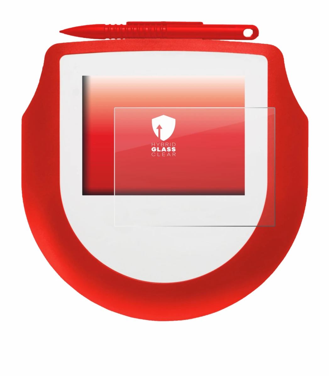 Image of the device Signotec Signature Pad Omega with a wide variety of screen protectors.