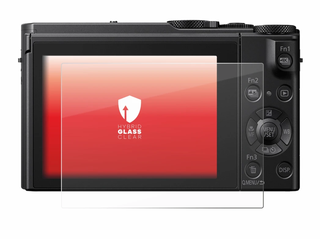Image of the device Panasonic Lumix DMC-LX15 with a wide variety of screen protectors.