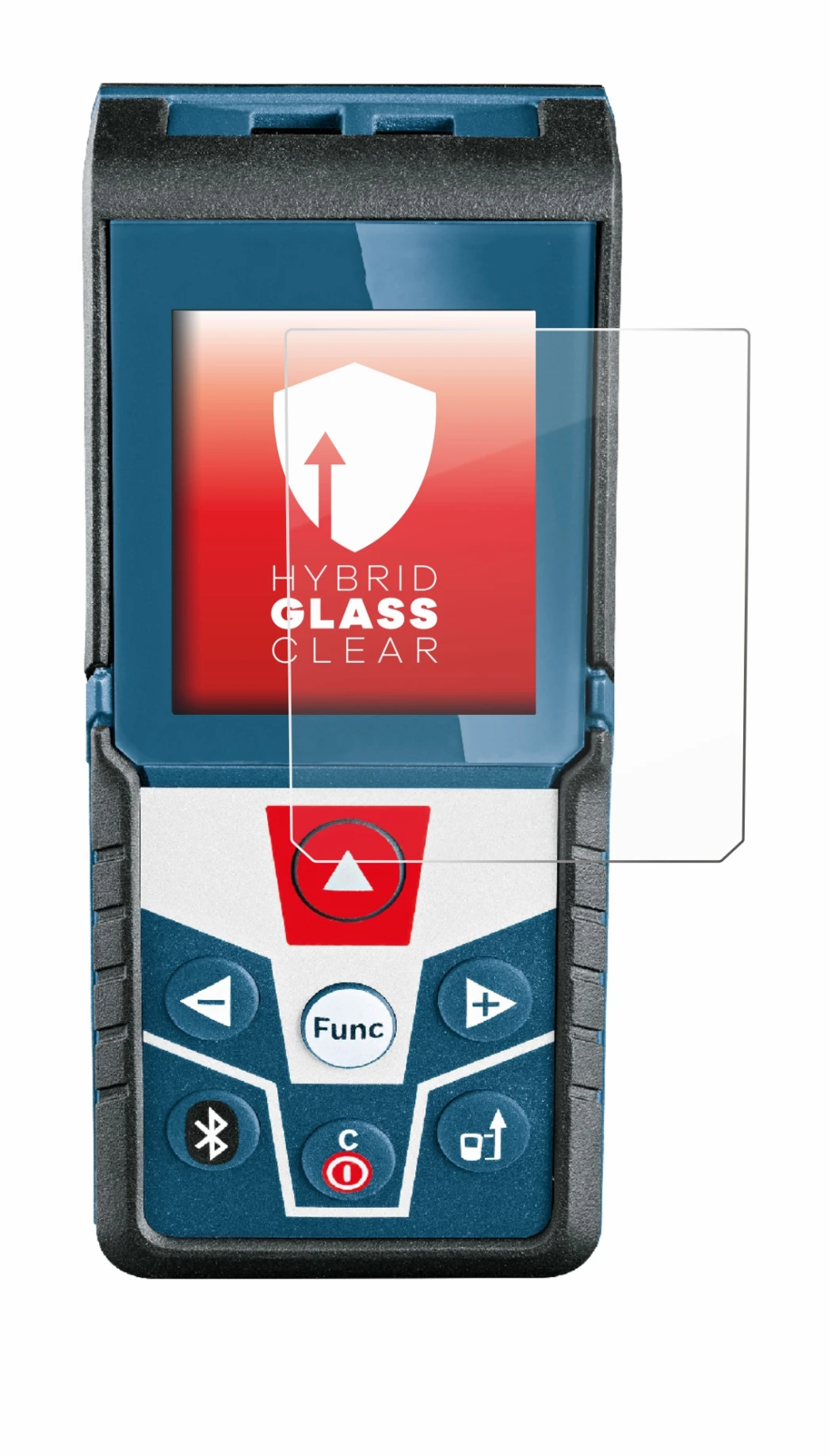 Image of the device Bosch GLM 50 C Professional with a wide variety of screen protectors.