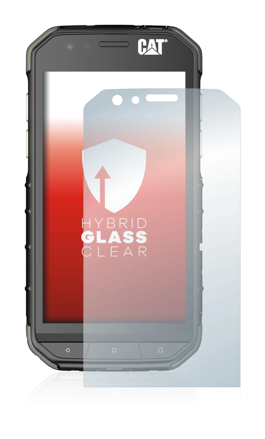 Image of the device Caterpillar Cat S31 with a wide variety of screen protectors.