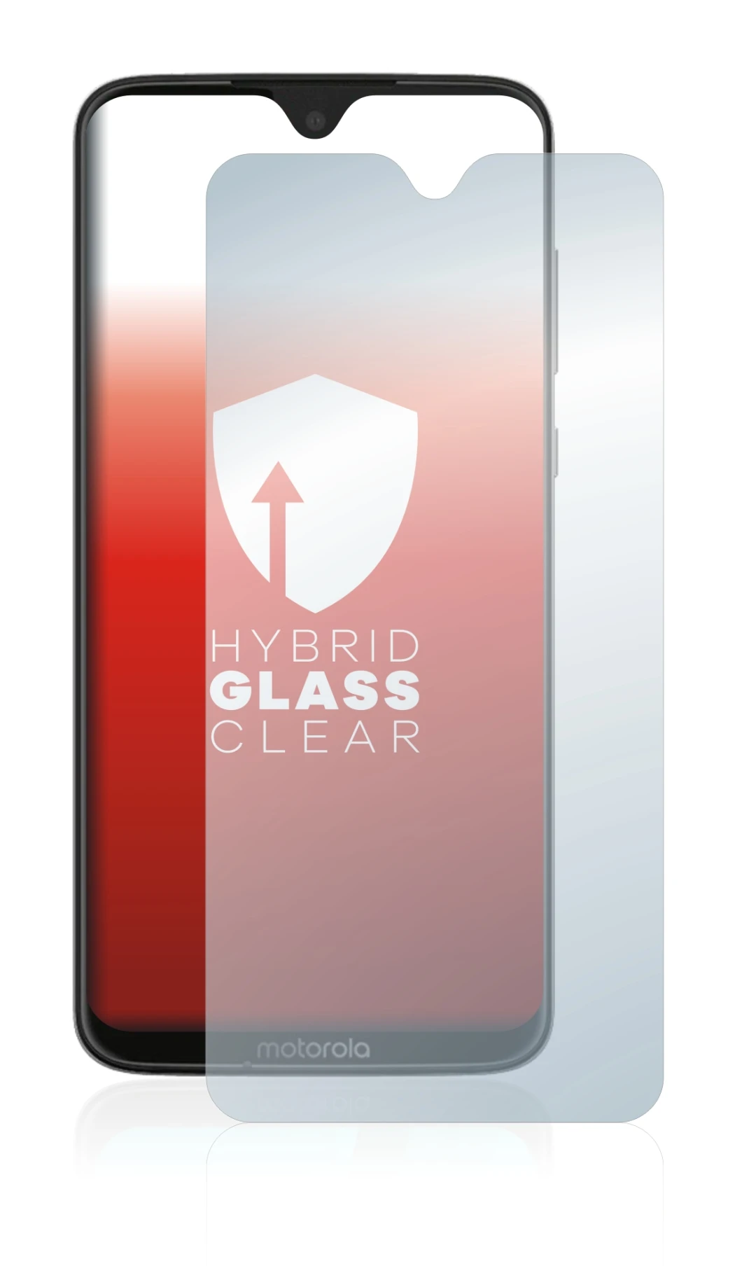 Image of the device Motorola Moto G7 Plus with a wide variety of screen protectors.