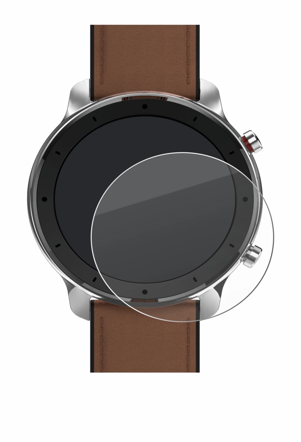Image of the device Huami Amazfit GTR (47 mm) with a wide variety of screen protectors.