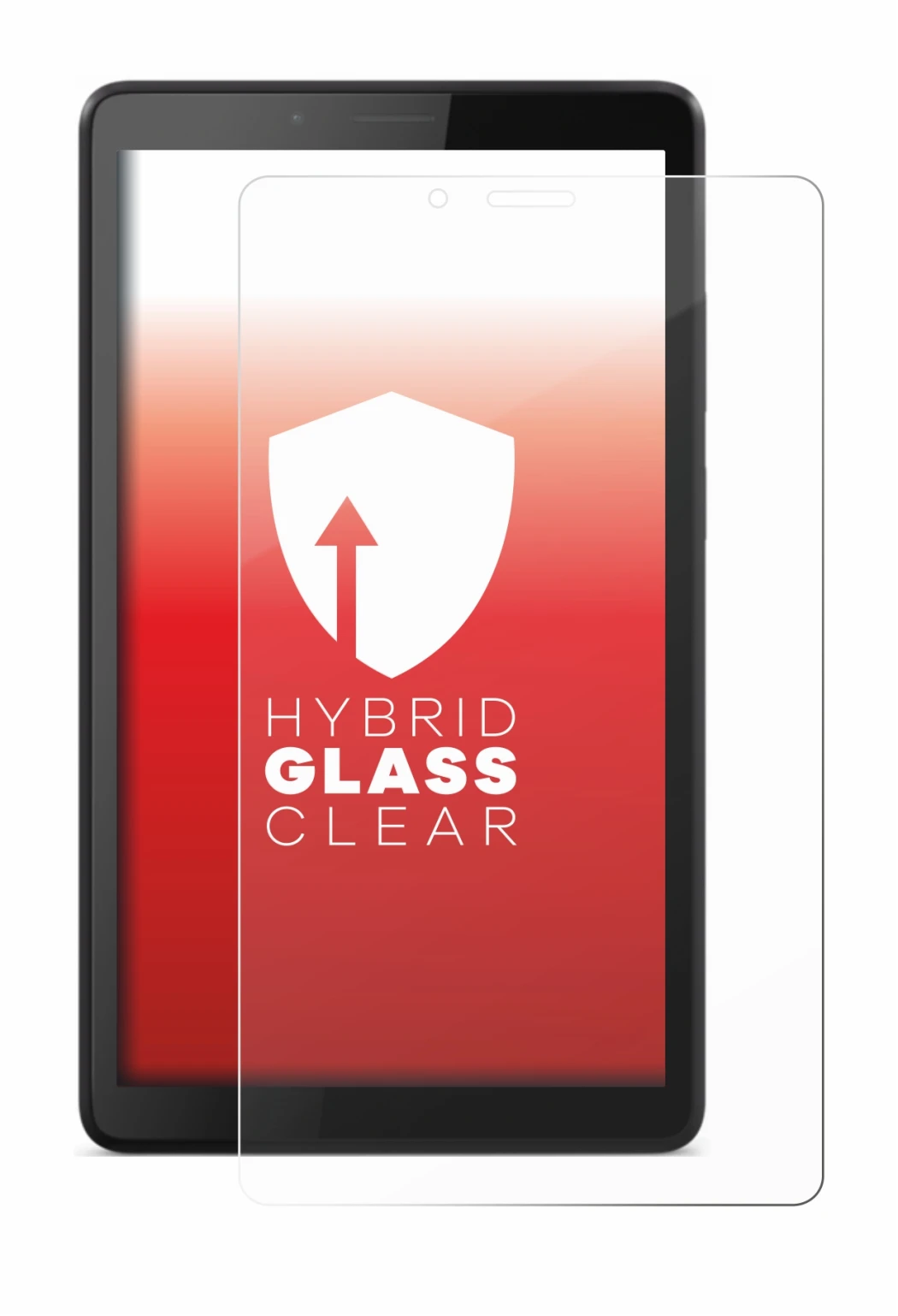 Image of the device Lenovo Tab M7 with a wide variety of screen protectors.