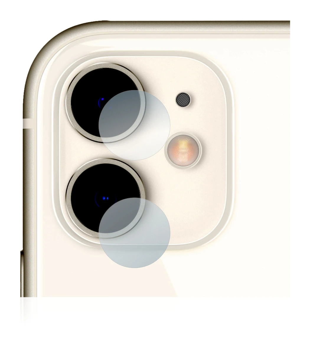 Image of the device Apple iPhone 11 (ONLY Camera Lens) with a wide variety of screen protectors.