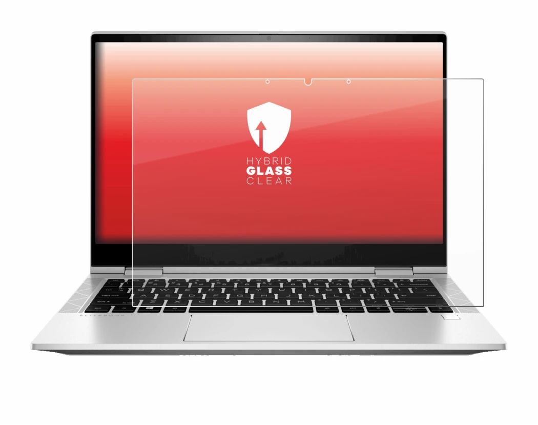Image of the device HP EliteBook x360 830 G8 with a wide variety of screen protectors.