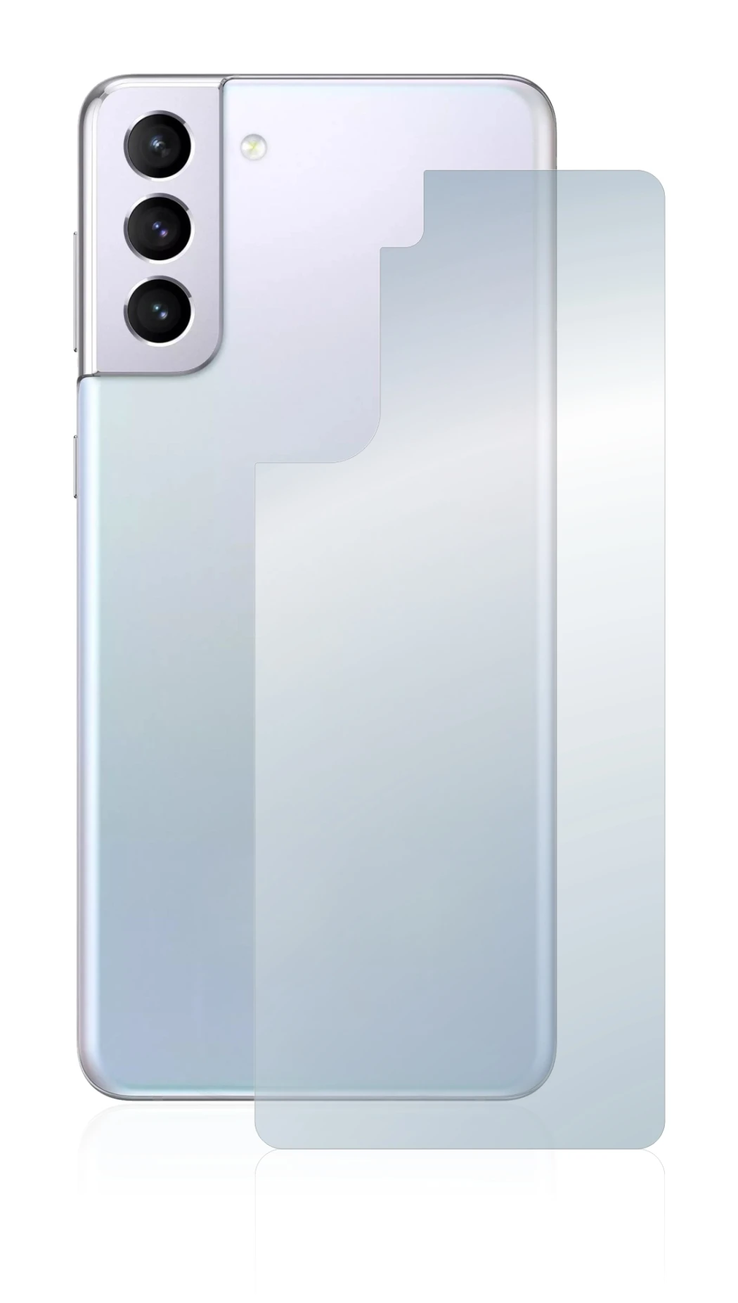 Image of the device Samsung Galaxy S21 Plus 5G (Back) with a wide variety of screen protectors.