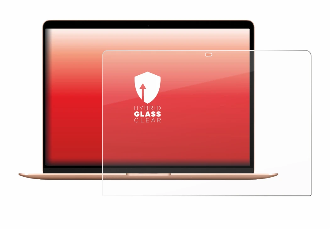 Image of the device Apple MacBook Air M1 2020 with a wide variety of screen protectors.