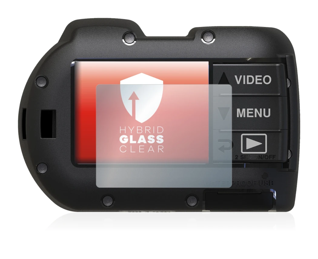 Image of the device SeaLife Micro 3.0 with a wide variety of screen protectors.