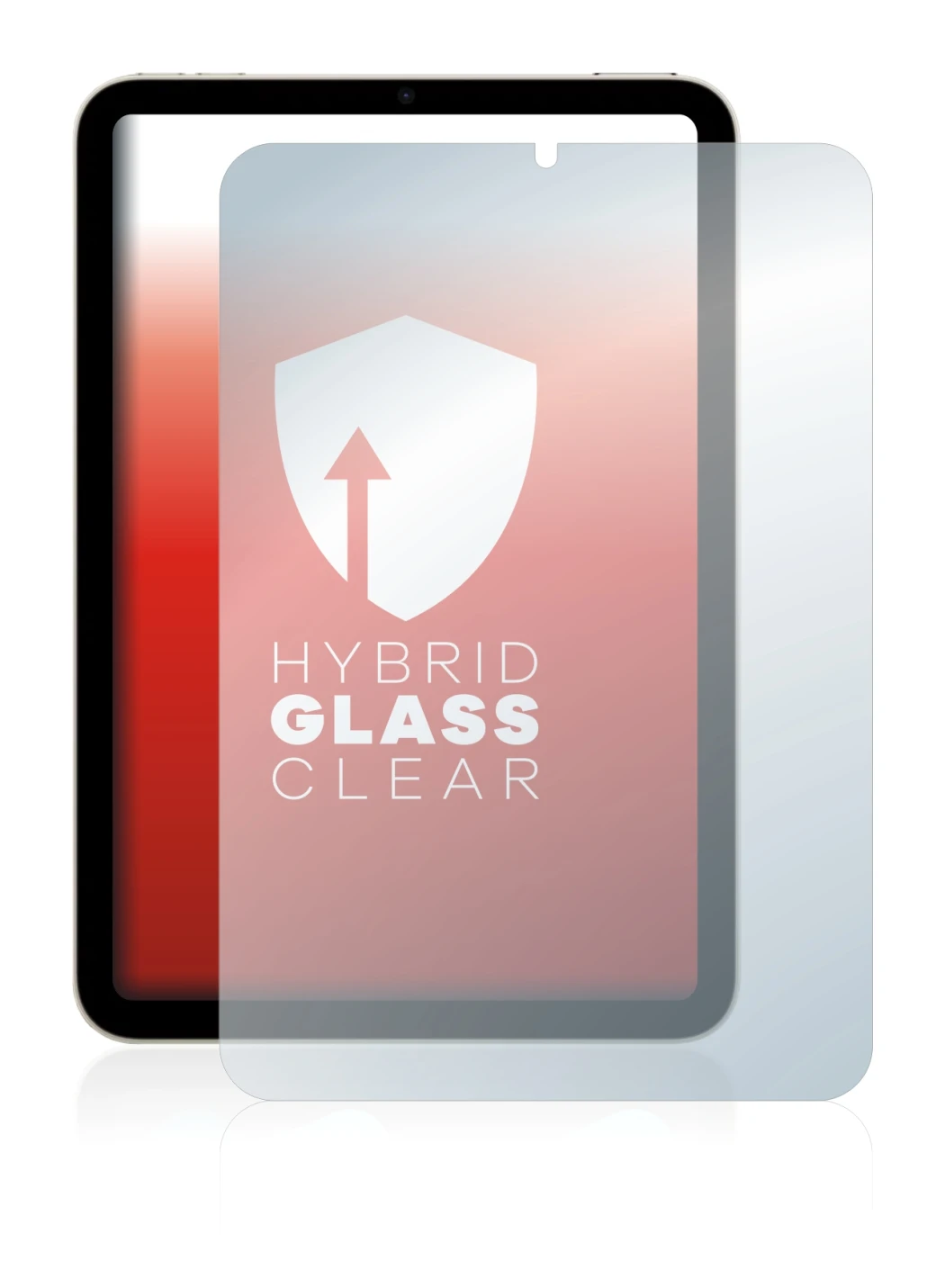 Image of the device Apple iPad Mini 6 2021 with a wide variety of screen protectors.