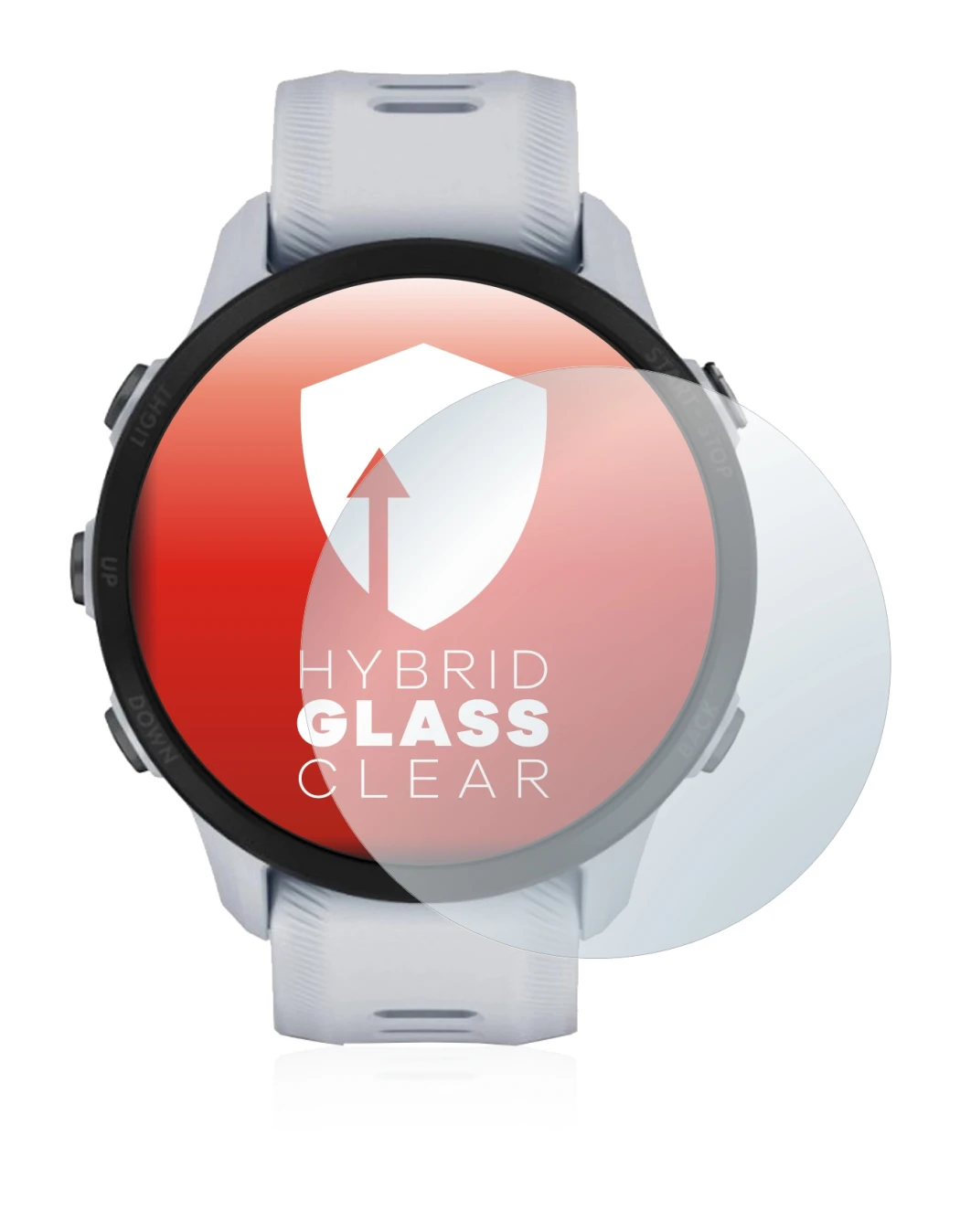 Image of the device Garmin Forerunner 955 with a wide variety of screen protectors.