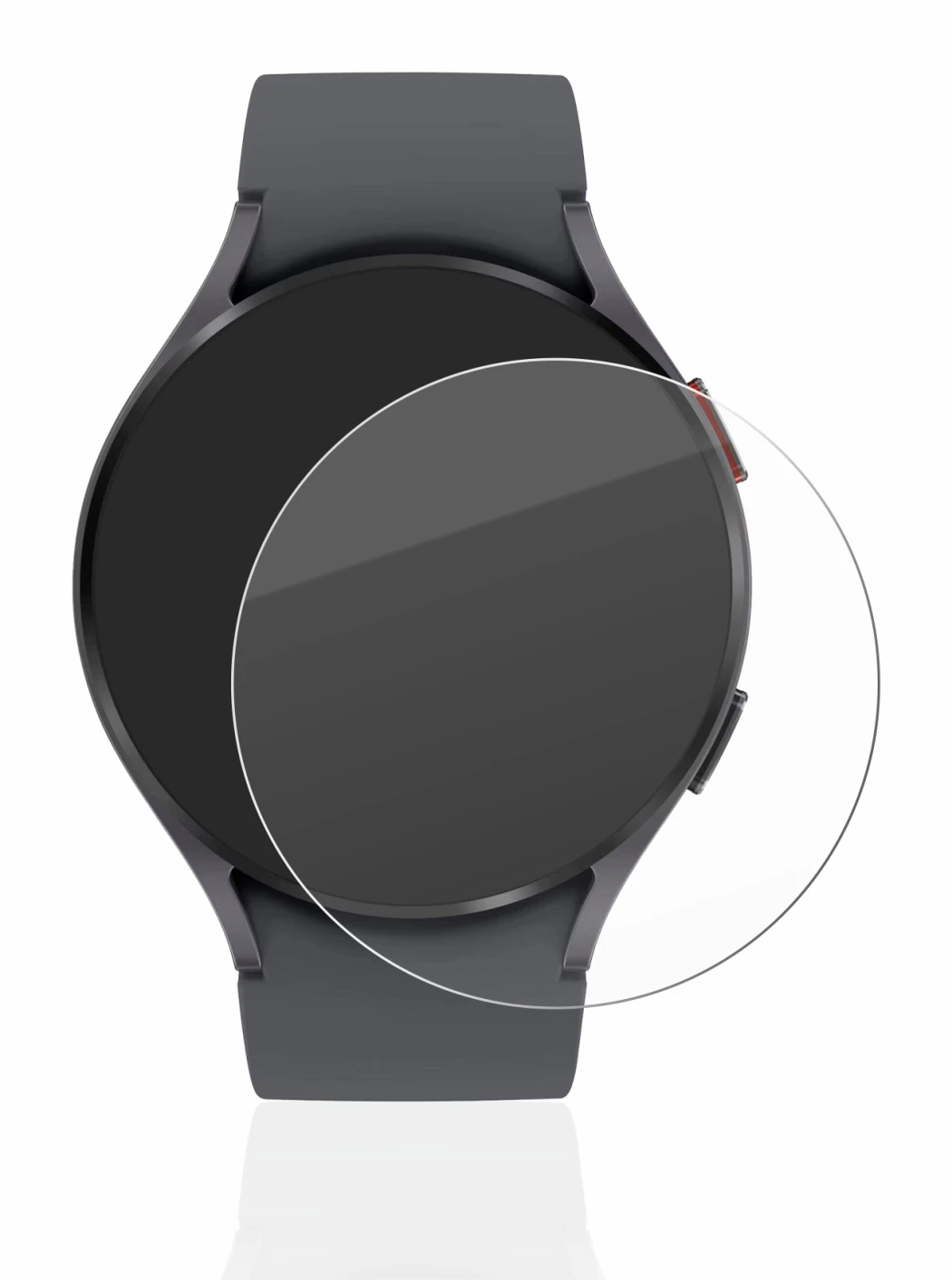 Image of the device Samsung Galaxy Watch 5 (44mm) with a wide variety of screen protectors.