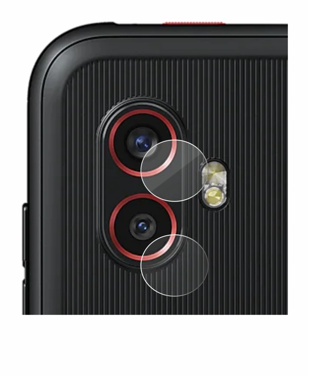 Image of the device Samsung Galaxy Xcover 6 Pro (ONLY Camera Lens) with a wide variety of screen protectors.